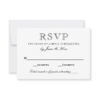 Elegant Black and White Formal Wedding