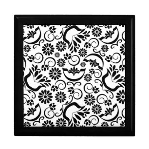 Elegant black and white Gift Box