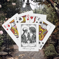Elegant Black and White Gothic Tarot Wedding