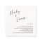Elegant Black and White Modern Wedding