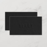 Elegant Black And White Professional Modern Simple Business Card at Zazzle