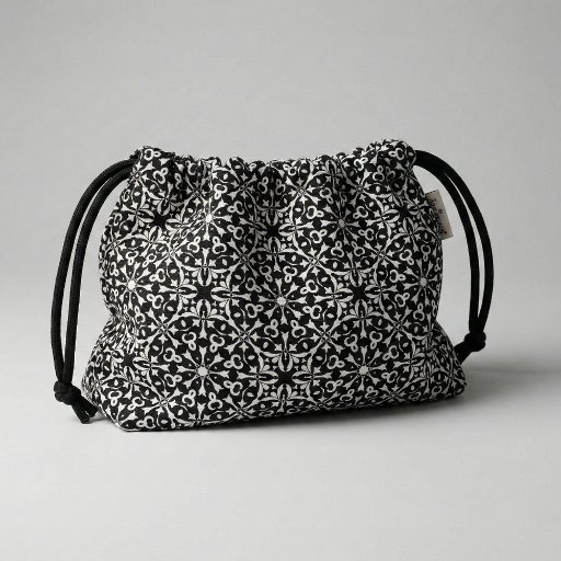 Elegant Black And White Vintage Gothic Damask Fabric