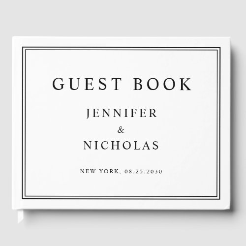 Elegant Black And White Wedding