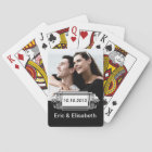 Elegant Black and White Wedding Souvenir Photo