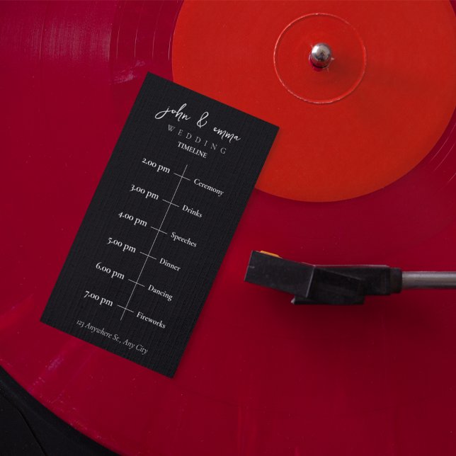 Elegant Black and White Wedding Theme Program (Creator Uploaded)