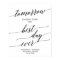 Elegant Black Best Day Ever Rehearsal Dinner Sign