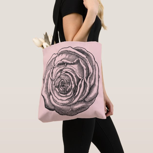 pale pink tote bag