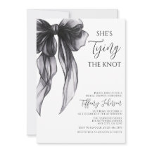 Elegant Black Bow She’s Tying the Knot Bridal Show