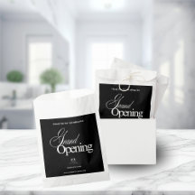 Elegant Black Business Logo Calligraphy Thank You