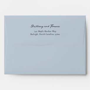 Elegant Black Calligraphy Envelope