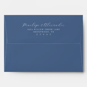 Elegant Black Calligraphy Envelope