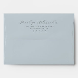 Elegant Black Calligraphy Envelope