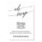 Elegant Black Calligraphy Oh Snap Sign