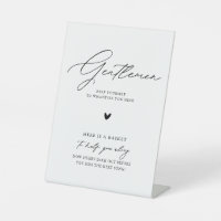 Elegant Black Calligraphy Wedding Bathroom Basket