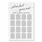Elegant Black Calligraphy Wedding Seating Chart
