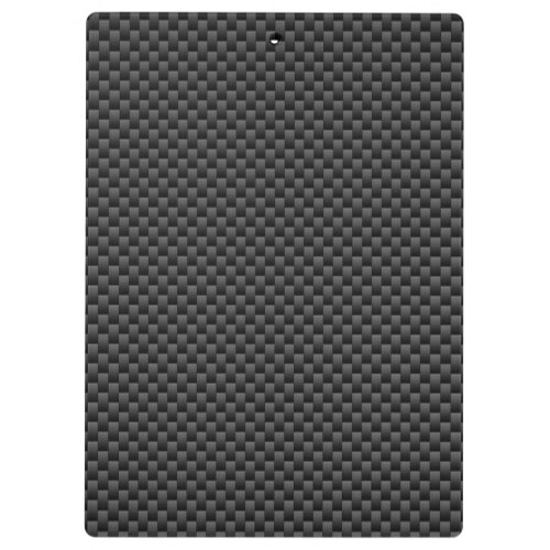Elegant Black Carbon Fiber Style Print Background Clipboard