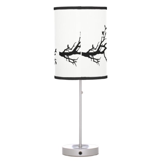 Elegant black cat table lamp (Back)