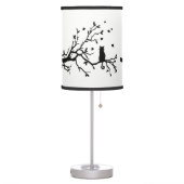 Elegant black cat table lamp (Left)