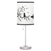 Elegant black cat table lamp (Right)