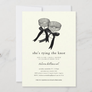 Elegant Black Coquette Bow Coupe Champagne Glasses Invitation