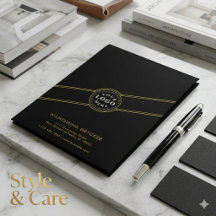 Elegant Black Custom Detail Envelope Mailers