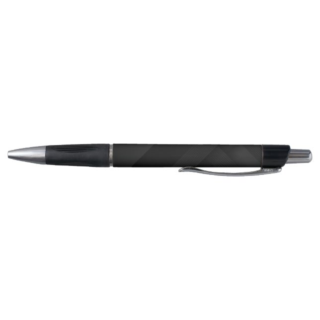 Elegant Black Custom Name Ballpoint Pen (Bottom)
