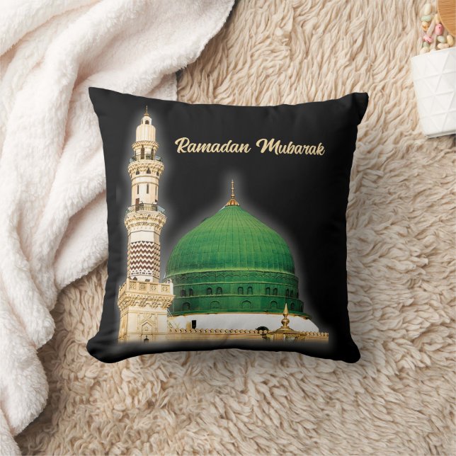 Elegant Black decor pillow  (Blanket)