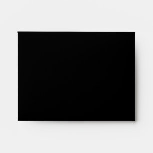 Elegant Black Diamond RSVP Note Size Envelope