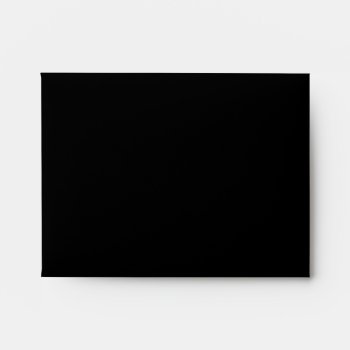 Elegant Black Diamond Rsvp Note Size Envelope by decembermorning at Zazzle
