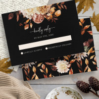 Elegant Black Fall