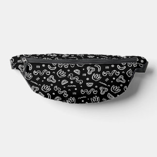 Elegant Black Fanny Packs