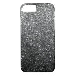 Elegant Black Glitter Iphone 7 Case at Zazzle