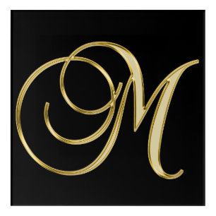 ELEGANT BLACK GOLD ACRYLIC WALL ART