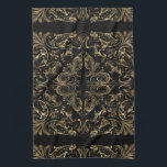 Elegant Black Gold Art Deco Design Kitchen Towel<br><div class="desc">Elegant Black and Gold Art Deco Design</div>