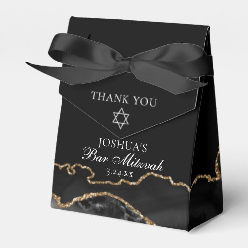 Elegant Black Gold Bar Mitzvah Party