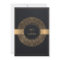 ELEGANT BLACK GOLD CLASSIC ORNATE MANDALA WEDDING