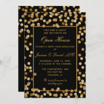 Elegant Black Gold Corporate Party  Invitation