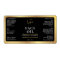 Elegant Black Gold Cosmetic Skincare Bottle Label
