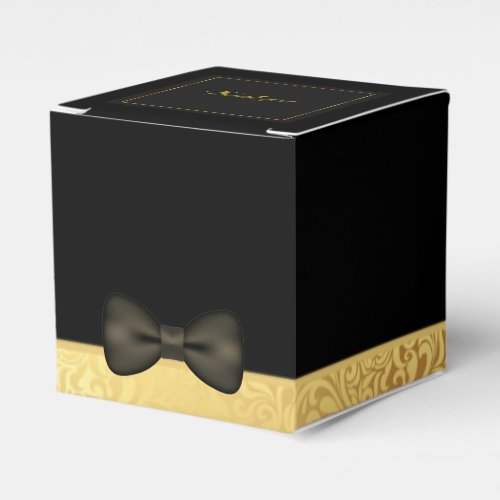 Elegant Black Gold _ Favor box