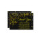 Elegant Black & Gold Floral Wedding Anniversary 