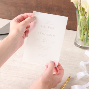 Elegant Black Gold Formal Invitations