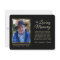 Elegant Black Gold Funeral Memory Thank You
