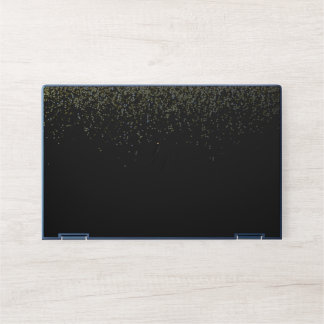 Elegant Black Gold Greenery HP Laptop Skin