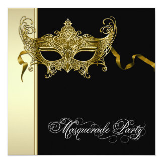 Blank Masquerade Invitations 5