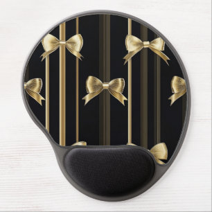 Elegant Black & Gold Mousepad