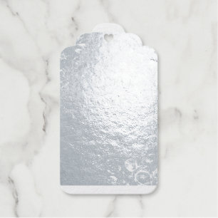 Elegant Black & Gold Personalized  Foil Gift Tags