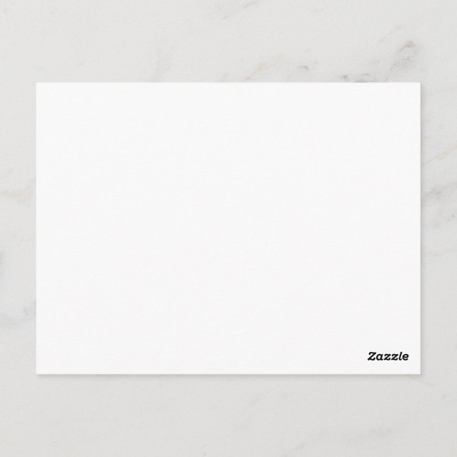 Elegant Black & Gold Personalized Realtor Postcard (Back)