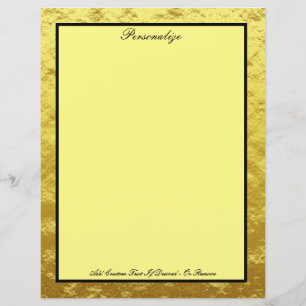 Elegant Black & Gold Professional Personalize