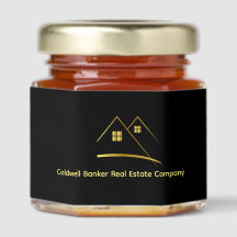 Elegant Black&Gold Real Estate Agent Business