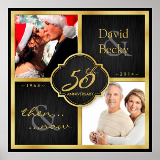 50th Wedding Anniversary Posters | Zazzle